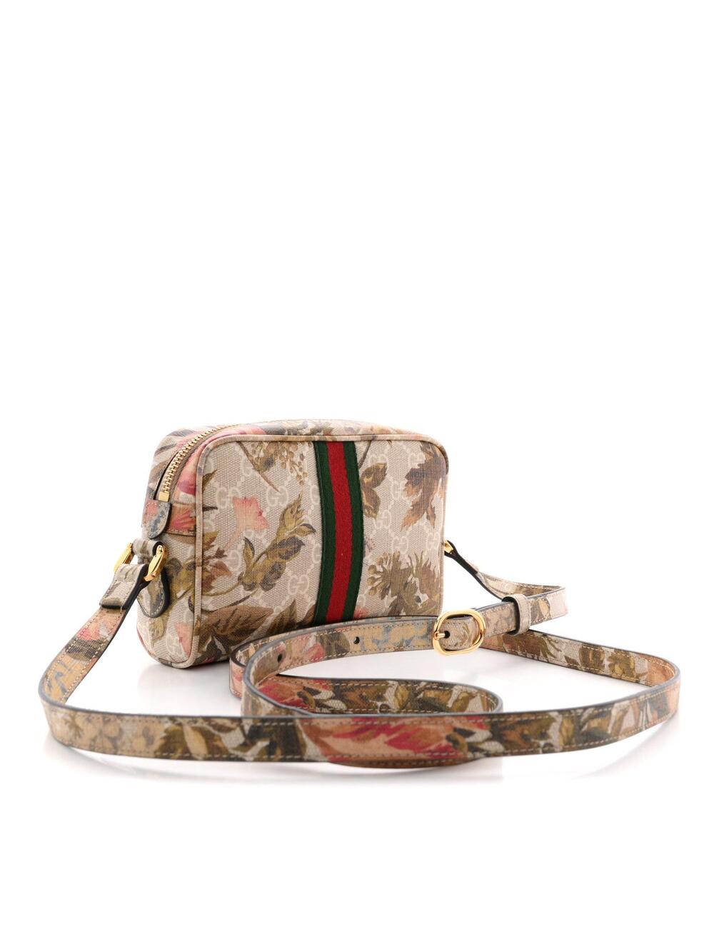Gucci Gg Supreme Water Flora Web Mini #258898G11B - Picture 3 of 11